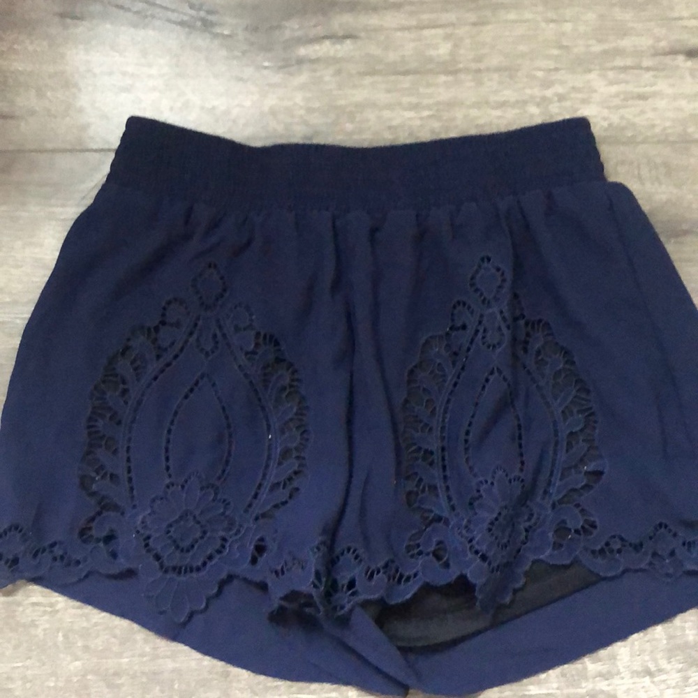 Navy blue shorts